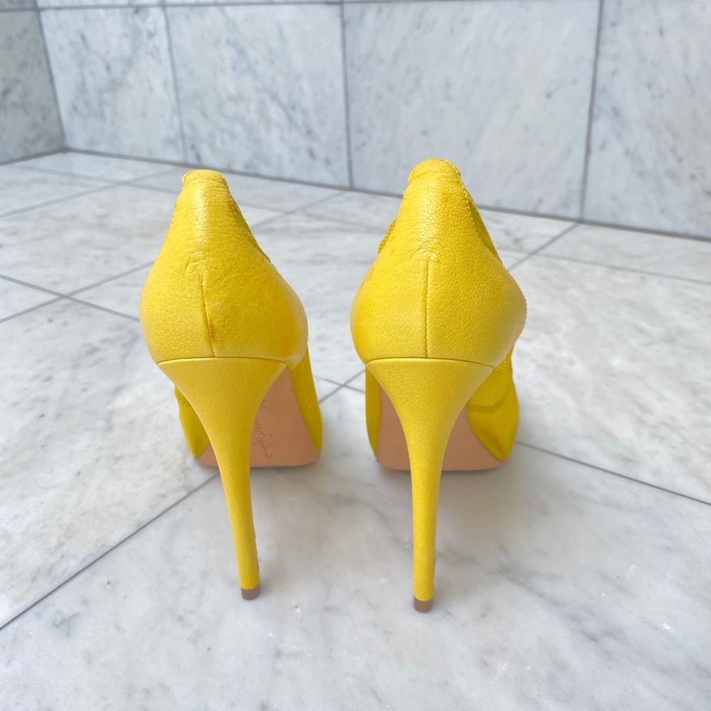 Report Signature Yellow Open Toe Platform Pumps S… - image 3